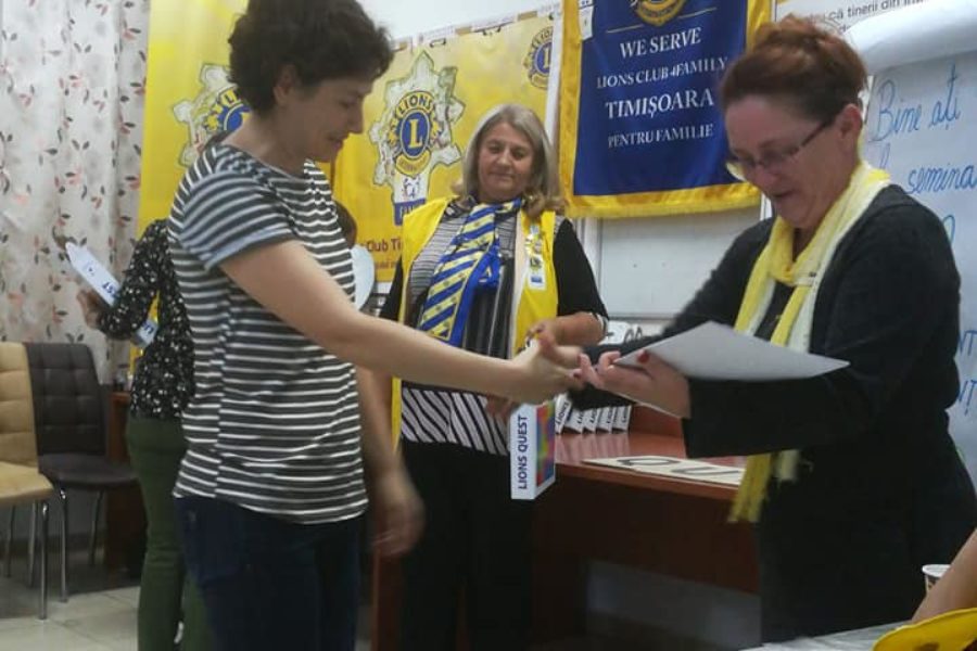 Lions Quest România - Seminar 95 - Timișoara